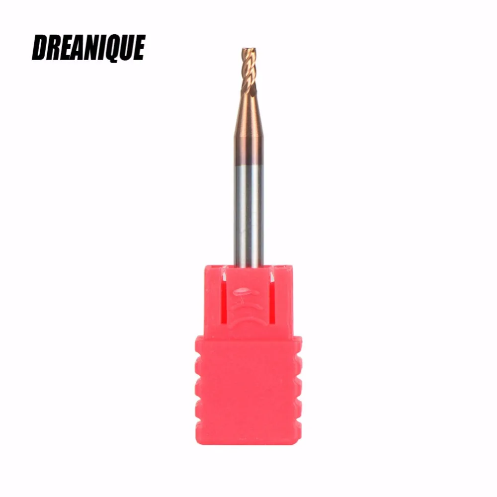 Концевые фрезы из вольфрамовой стали 5 шт./лот 4 с плоской головкой концевые