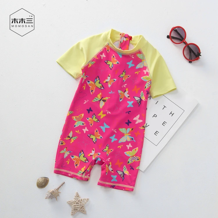 Momosan детский Купальник Цельный Купальники Для Девочки Милые Девушки