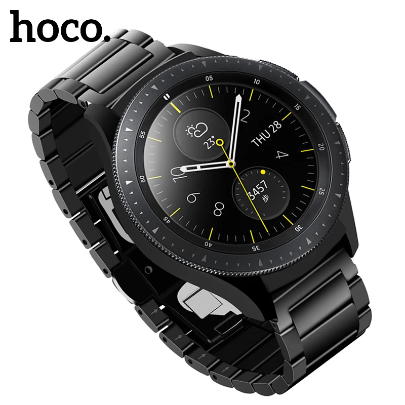 HOCO браслет из нержавеющей стали для samsung Galaxy Watch 42 мм ремешок металлический Huami