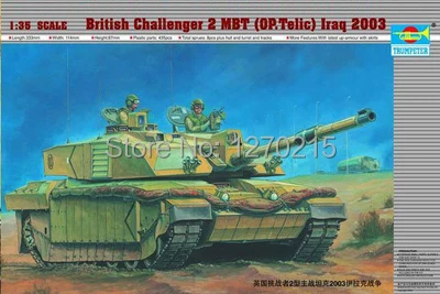 Trumpeter 00323 1/35 CHALLENGER II Basra 2003 op Telic|challenge|trumpet pockettrumpet brand |