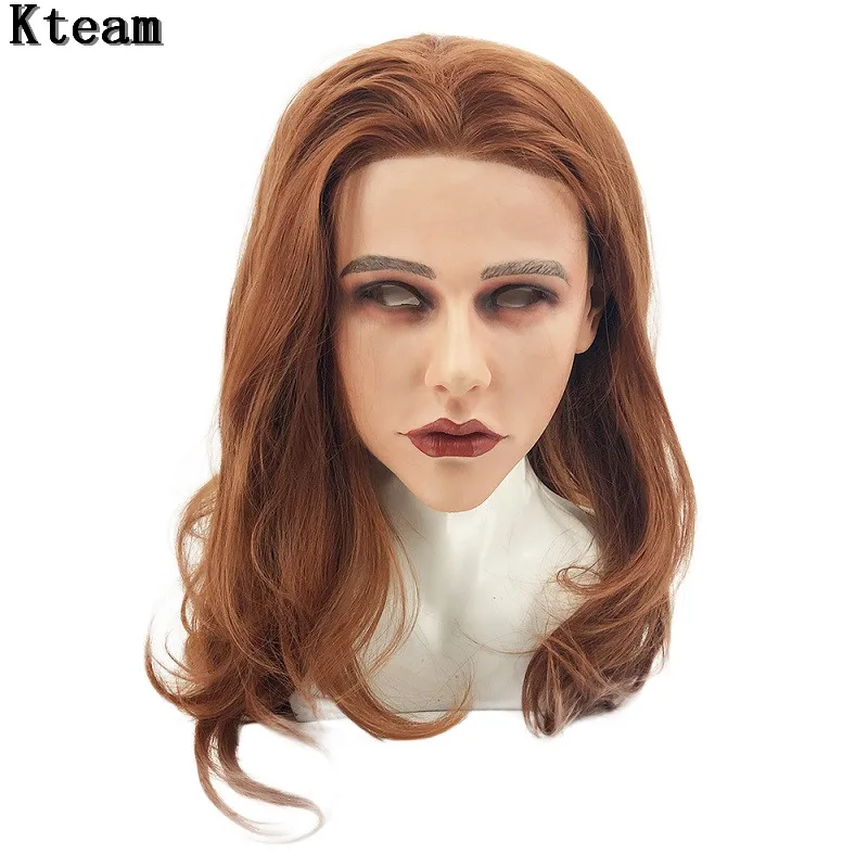 Реалистичные PartyCosplay костюм Хэллоуин красивая женщина силиконовые Капитан