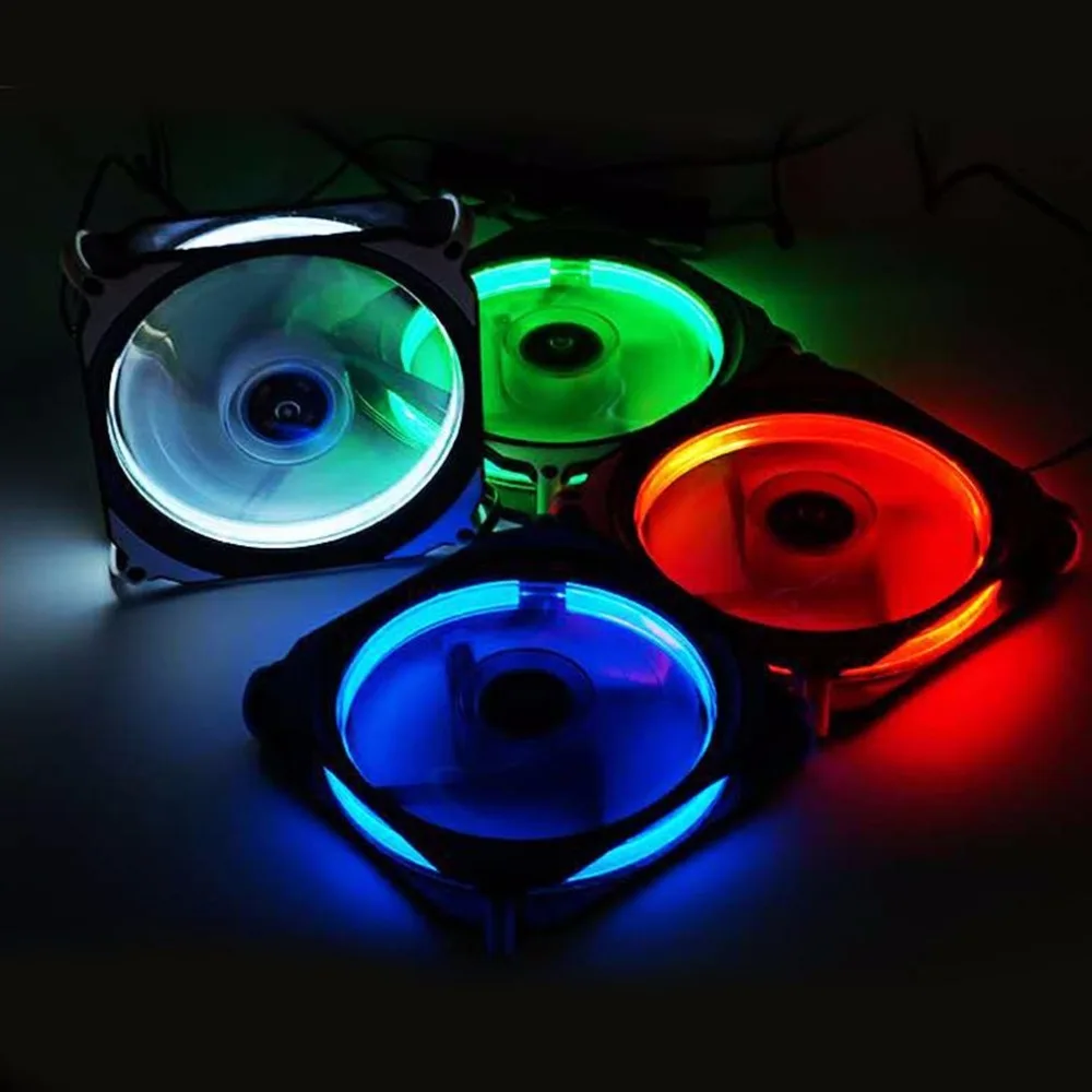 

Eclipse 120mm 120x120x25mm LED Cooling Cooler Desktop Computer Case Fan Lower Noise Cooling Fan Silent Fan For Desktop Computers