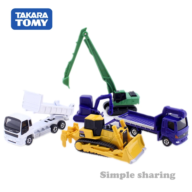Takara Tomy Tomica модель строительной машины для литья под давлением Горячая игрушечный
