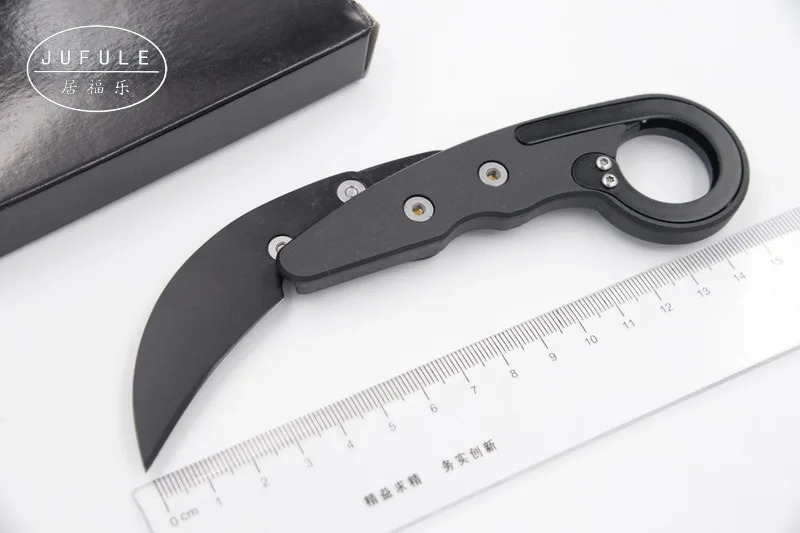 JUFULE Caswell Morphing Karambit нейлоновая ручка из стекловолокна D2 Лезвие Открытый тактический лагерь Охота EDC инструмент складной кухонный нож