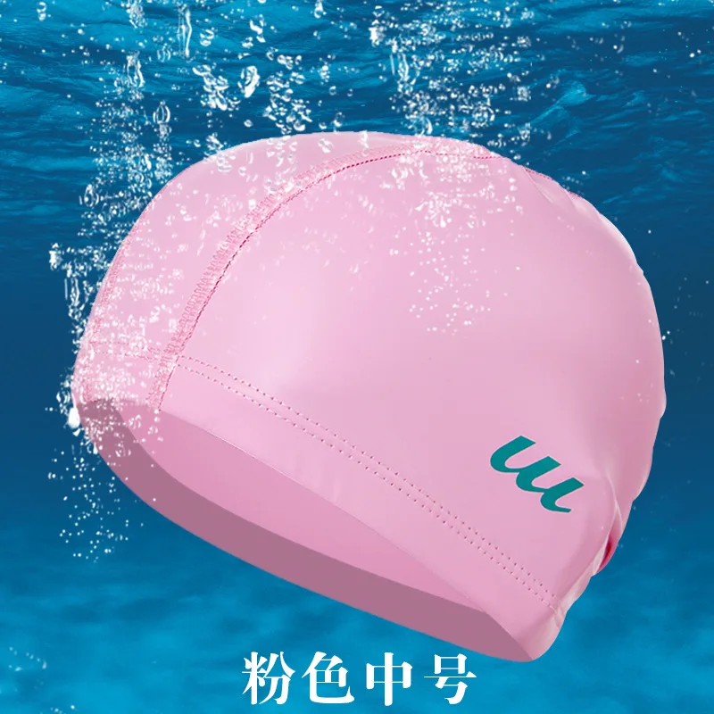 2 шт. купальная Кепка из искусственной кожи плюс размер шапочка для плавания