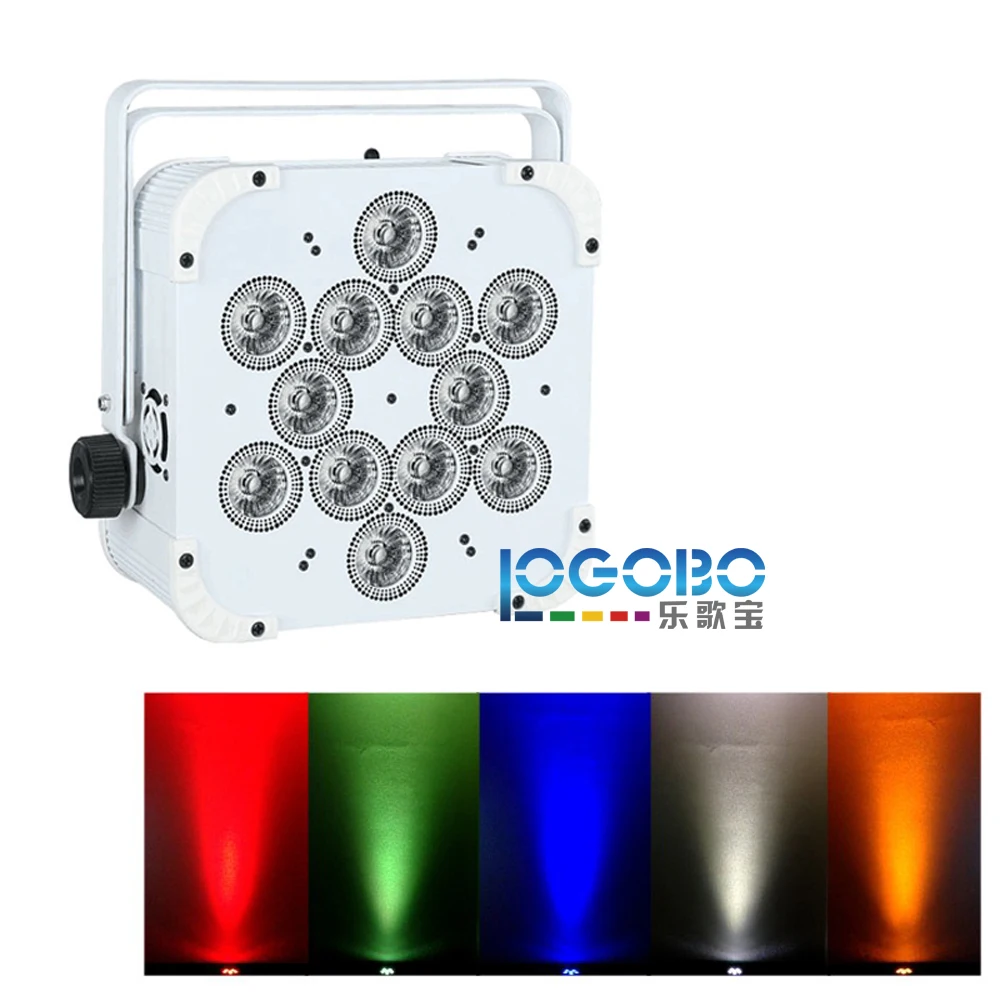 Лидер продаж плоский беспроводной DJ DMX светодиод 15Wx12 Par Can RGBWA 5 в 1