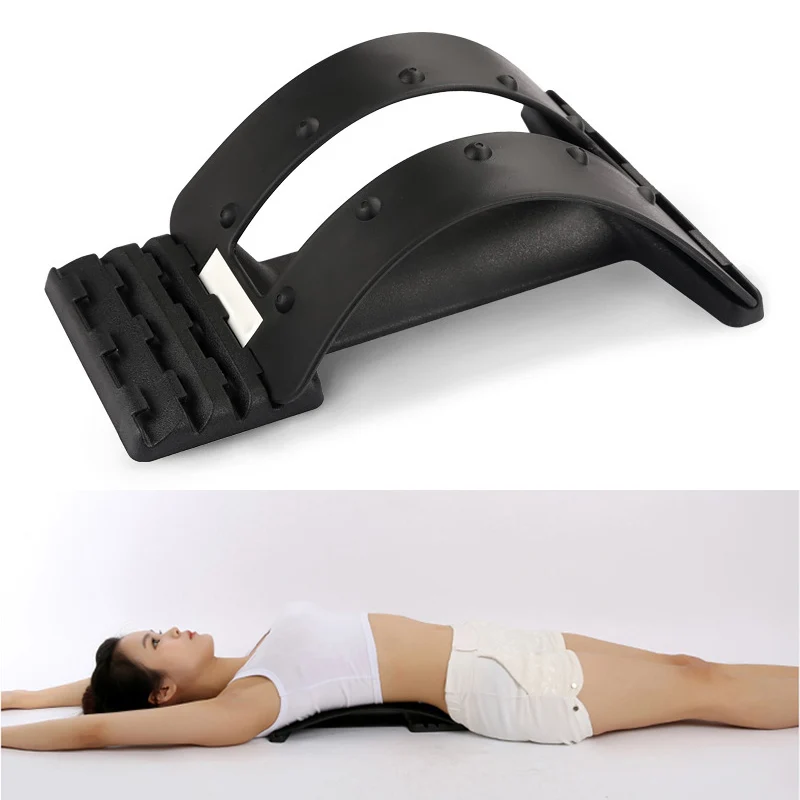 

Back Massage Stretcher Arch Spine Pain Relief Chiropractic Stretching Magic Lumbar Support Waist Neck Relax Mate Device SDFA88