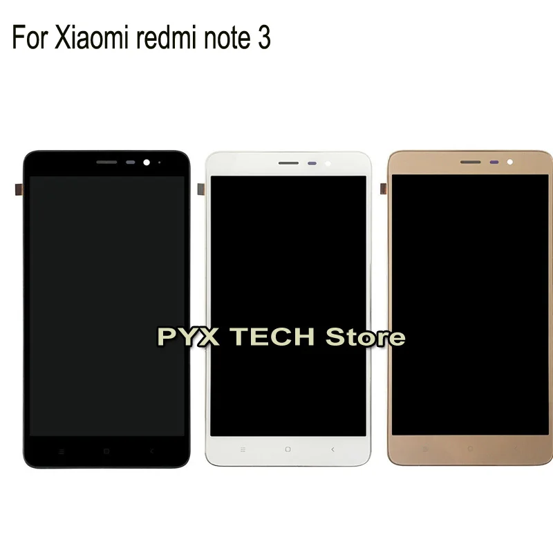 Для Xiaomi Redmi Note 3 ЖК-экран сенсорный дисплей планшета рамка сборки 5.5 дюймов