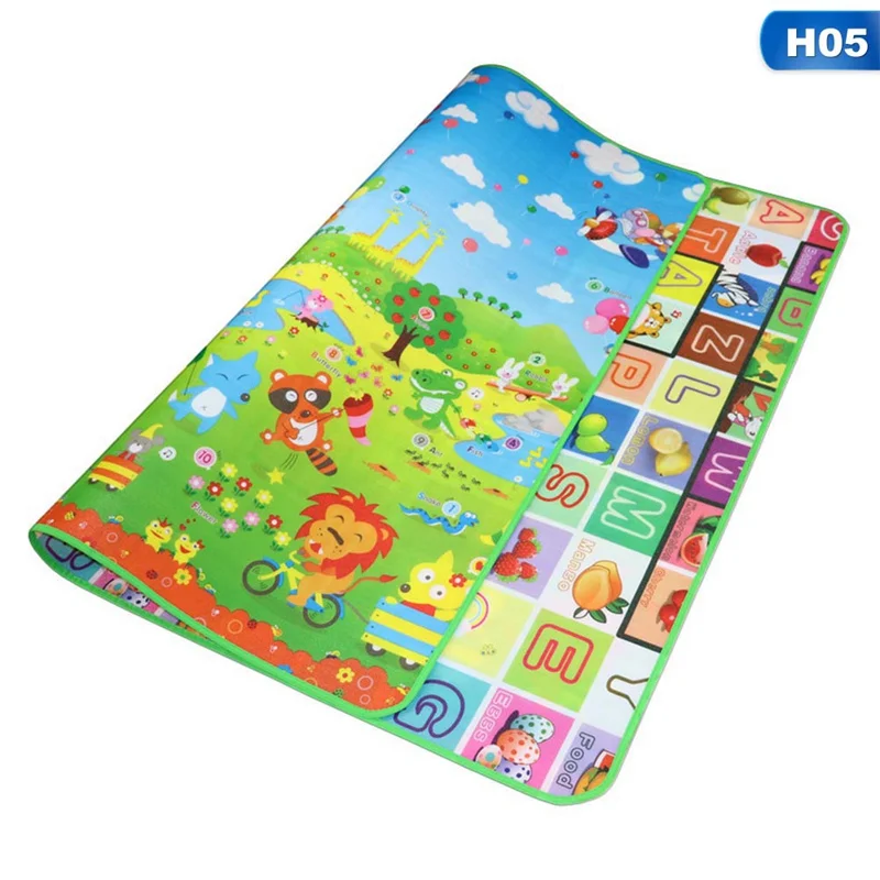 H05 0,5*120*180 см детский игровой коврик для занятий в тренажерном зале, игровой коврик для ползания, Детский ковер, развивающий коврик с героями мультфильмов для детей, игровой коврик - Цвет: H05