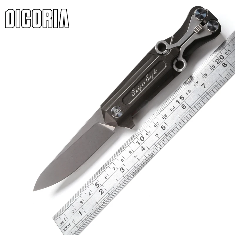 

Многофункциональный складной нож DICORIA RIKE Flipper С шарикоподшипником, лезвие VG10, алюминиевая ручка, инструменты для кемпинга, выживания, охоты