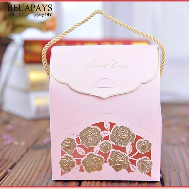 

50pcs DIY Wedding gift candy box snail size wedding candy bag general baby full moon gift box wedding decoration festival gift