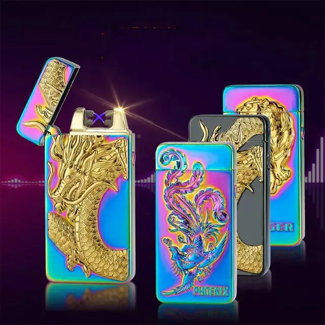 Электрическая плазменная зажигалка с двойной дугой usb-зарядкой eletronic