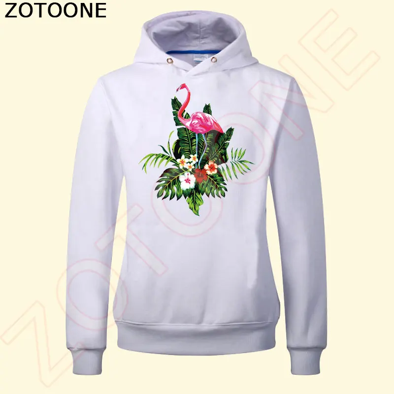 ZOTOONE Симпатичные фламинго патчи для одежды футболок платьев аксессуары сделай