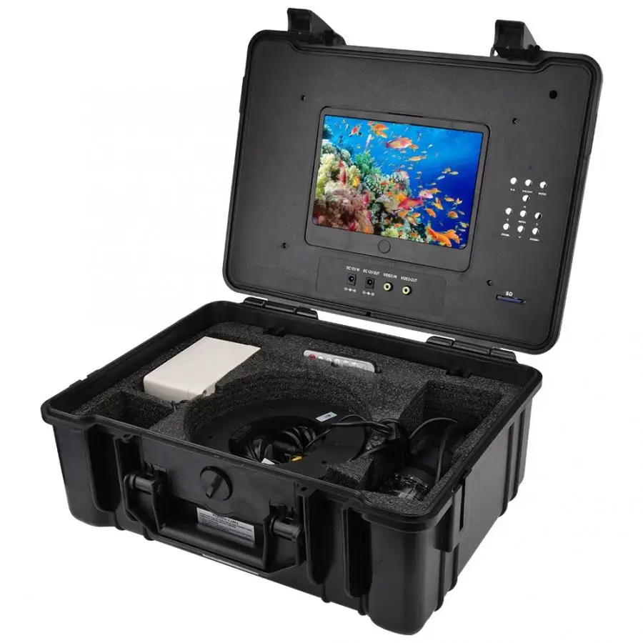 Подводная камера для подледной рыбалки 7 дюймов вращение на 360 градусов