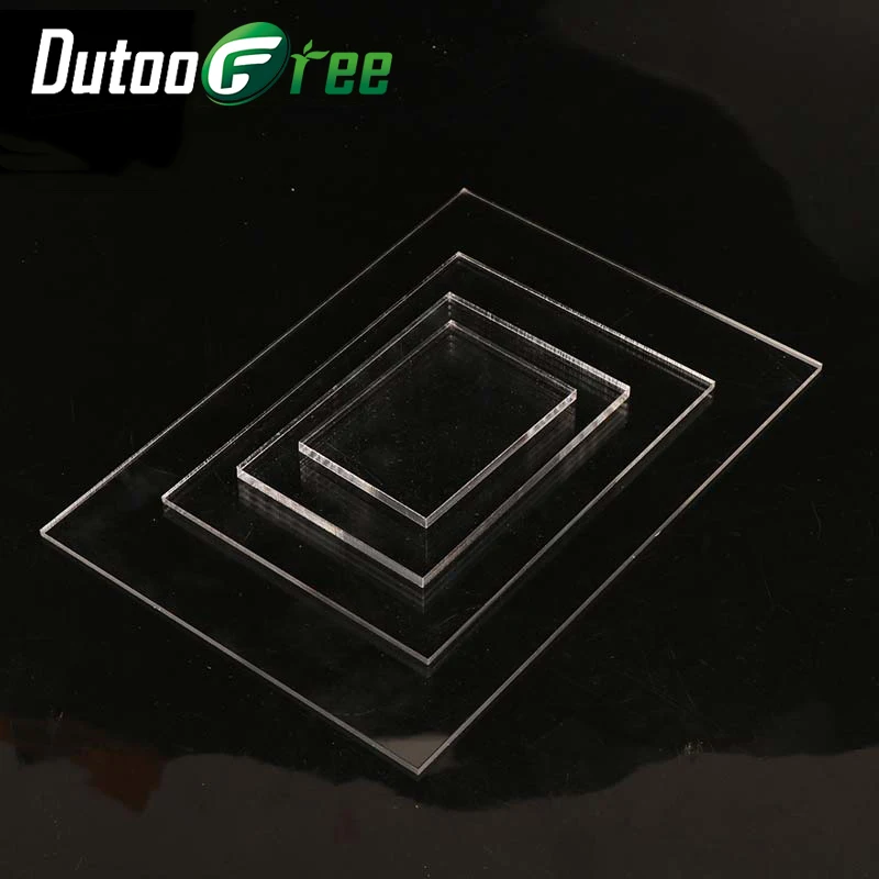 Dutoofree 6 мм прозрачный акриловый пластик для плексигласа лист PMMA Plast Размер A3 A4 A5 A6 A7