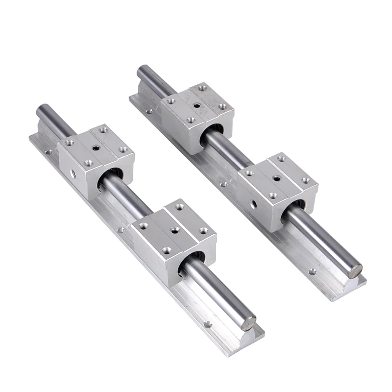 12MM Linear Rail Guide SBR12 650mm Moulde 4pcs SBR12UU Motion Ball Bearing Blocks For CNC XYZ 3D Printer | Строительство и ремонт