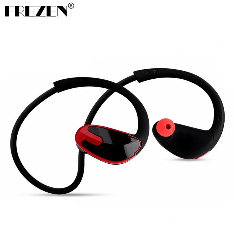 Беспроводные наушники FREZEN Bluetooth R8 спортивные с микрофоном стерео басы Длинные