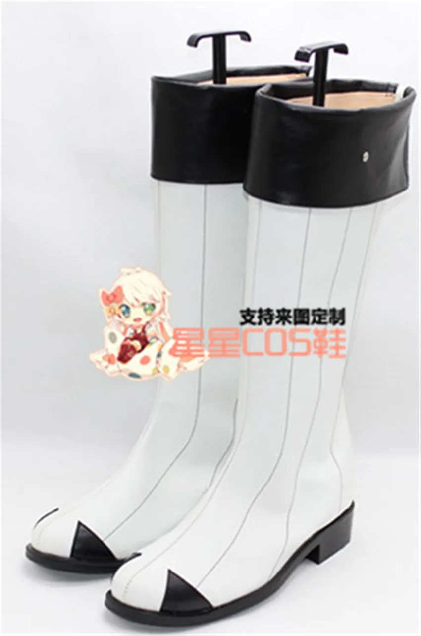 

Kantai Collection Battleship Symbiotic Hime Белая обувь для косплея сапоги X002