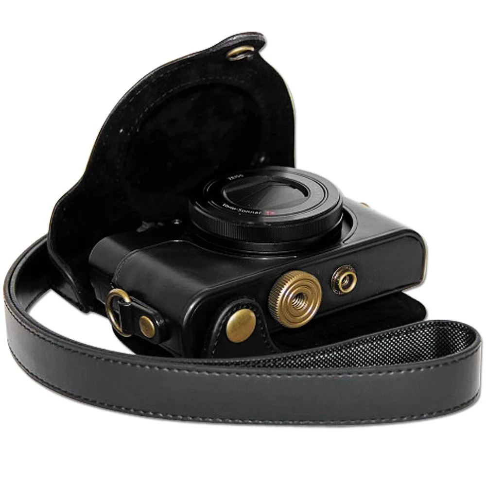 Искусственная кожа цифровая камера чехол сумка чехол для sony RX100VII M7 RX100VI M6 RX100V M5 RX100VA M5A RX100IV M4 RX100 III II я M3 M2