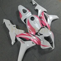custom motorcycle fairings for cbr600rr 2007 2008 cbr 600 rr 07 08 motorcycle plastic cover screwsinjection mold pink white