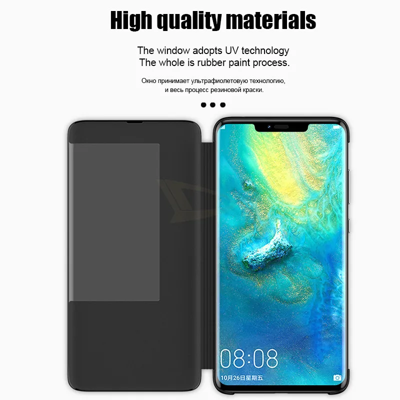 Роскошный кожаный флип-чехол для Huawei Mate 10 20 Pro противоударный чехол X Honor 8x умный