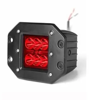 Red light Внедорожный Автомобильный светодиодный дневный светильник DRL, бампер, противотуманный светильник 4x4, грузовик ATV, внедорожник, прицеп RV, светодиодный рабочий светильник, задний резервный светильник s - Цвет: Red light