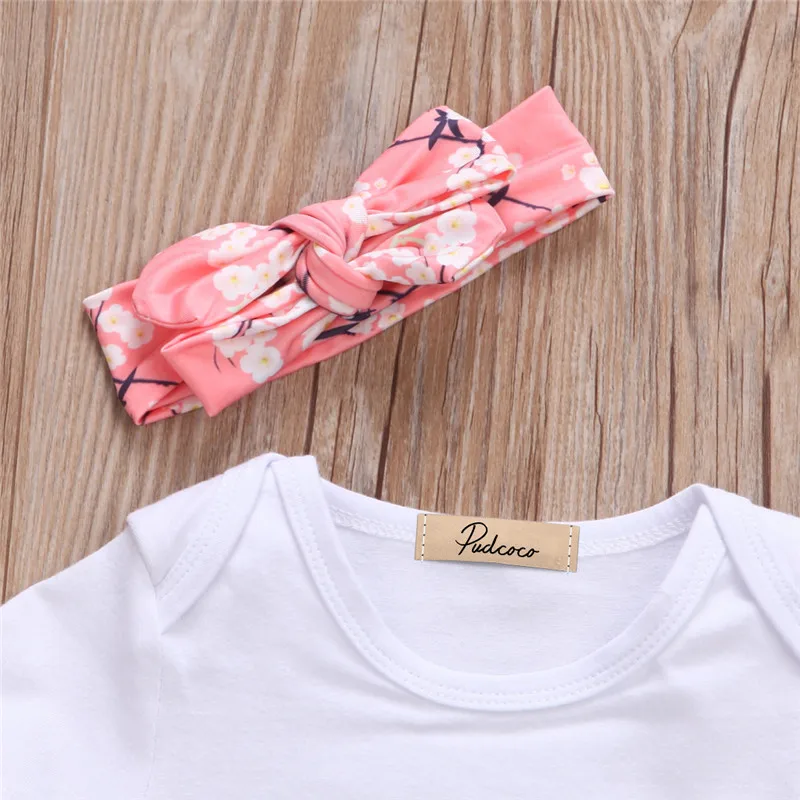 Комплект одежды для новорожденных девочек Летние Боди с короткими рукавами