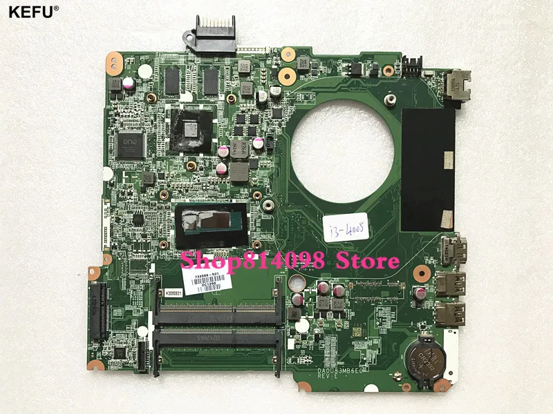 Материнская плата KEFU для ноутбука HP PAVILION 15-N 732089-501 DA0U83MB6E0 i3-4005U DDR3 | Компьютеры и