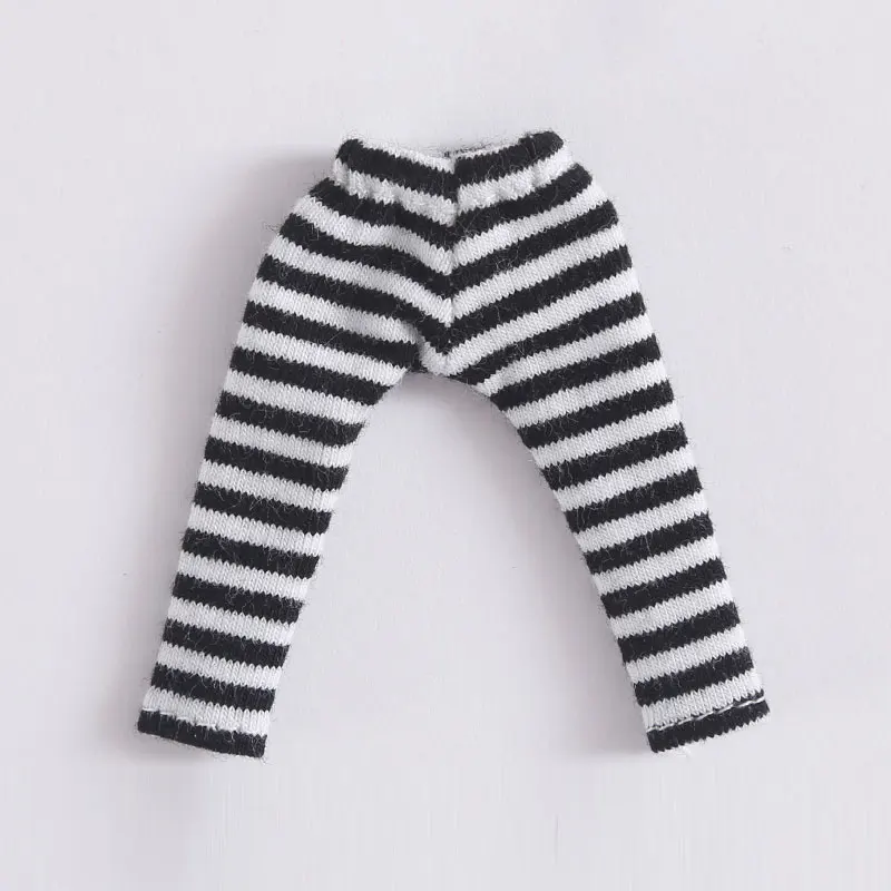 10 Милые длинные штаны в полоску Obitsu11 для куклы OB11 штаны для 1/12 Bjd Кукла Одежда Аксессуары игрушка подарок - Цвет: 10