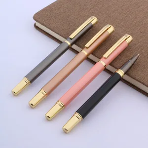 1 шт., подарочная металлическая ручка, металлическая ручка, 0,5 мм, Ручка-роллер