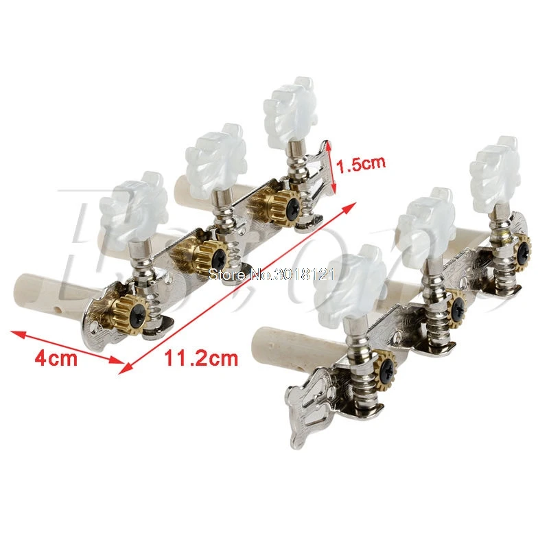Бесплатная доставка новинка 1 пара колышков для настройки гитары тюнеры белая
