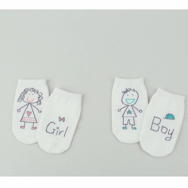 2017 новые весенние детские носки для новорожденных хлопковые Асимметричные