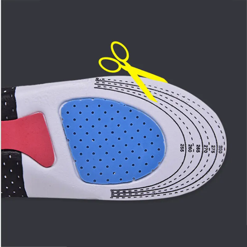 Silicone Shoe Insoles Free Size Men Women Orthotic Arch Support Sport Pad Soft Running Insert Cushion drop shipping | Обувь