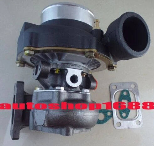 GT35 GT3582-6 Черный a/r 0 70 T04E анти-всплеск 63 T3 фланец 5 болтов 400-500hp ТУРБОКОМПРЕССОР с