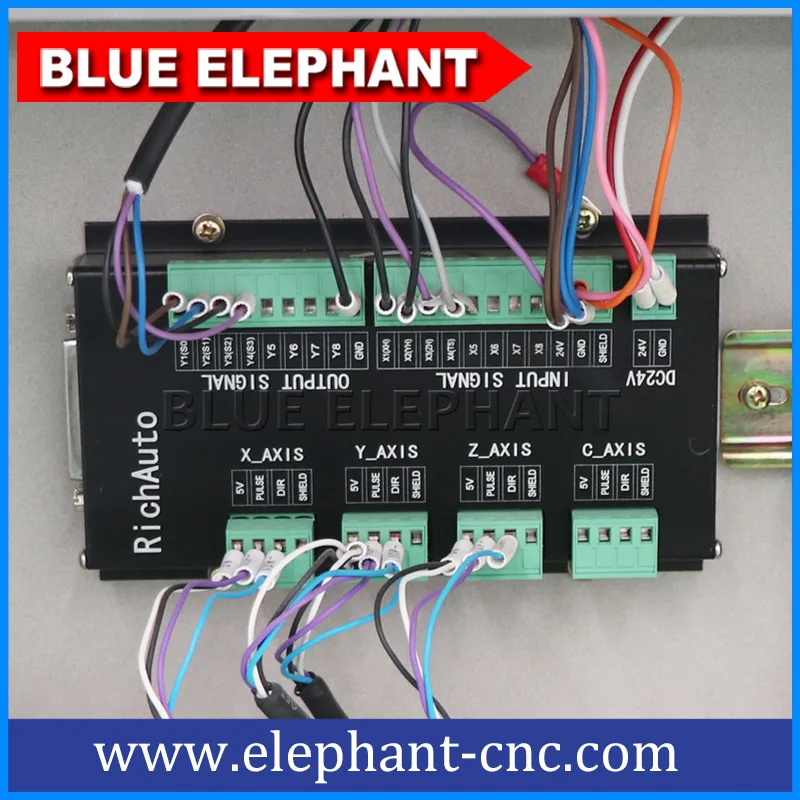 Комбинированные деревообрабатывающие фрезерные станки с ЧПУ Blue Elephant 1530 3 оси для