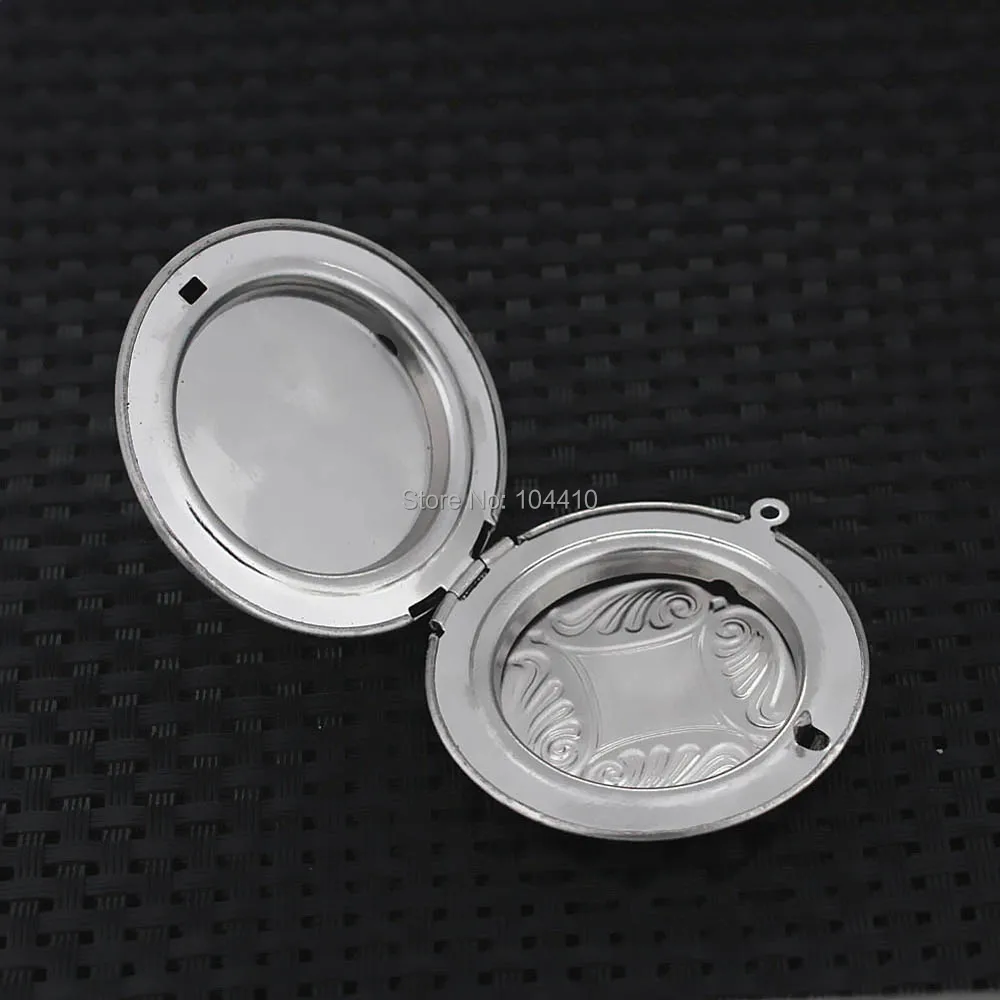 45*47 мм медальон из нержавеющей стали подвески круглые камео основы для кабошонов