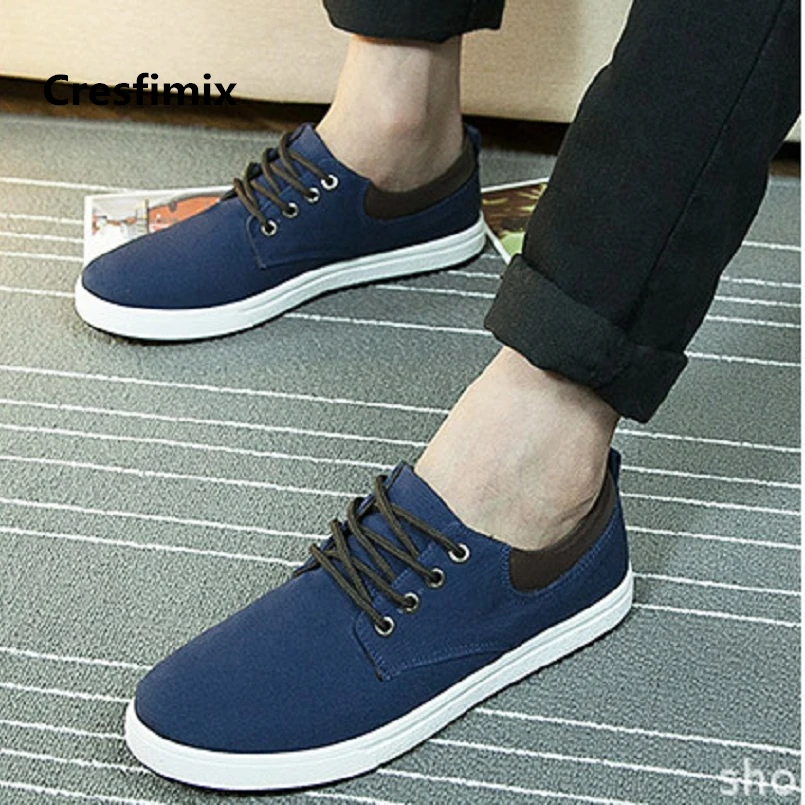 

Cresfimix zapatos hombre; Мужская Удобная Обувь На Шнуровке; Сезон весна-осень; Стильная мужская Уличная обувь; Модная мужская обувь; a2353