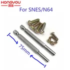 30 шт.лот, винт для корпуса картриджей NES, SNES, N64, GB, игровой картридж, 3,8 мм, 4,5 мм, включая отвертку