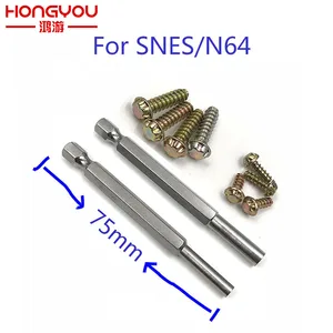 30 шт.лот, винт для корпуса картриджей NES, SNES, N64, GB, игровой картридж, 3,8 мм, 4,5 мм, включая отвертку