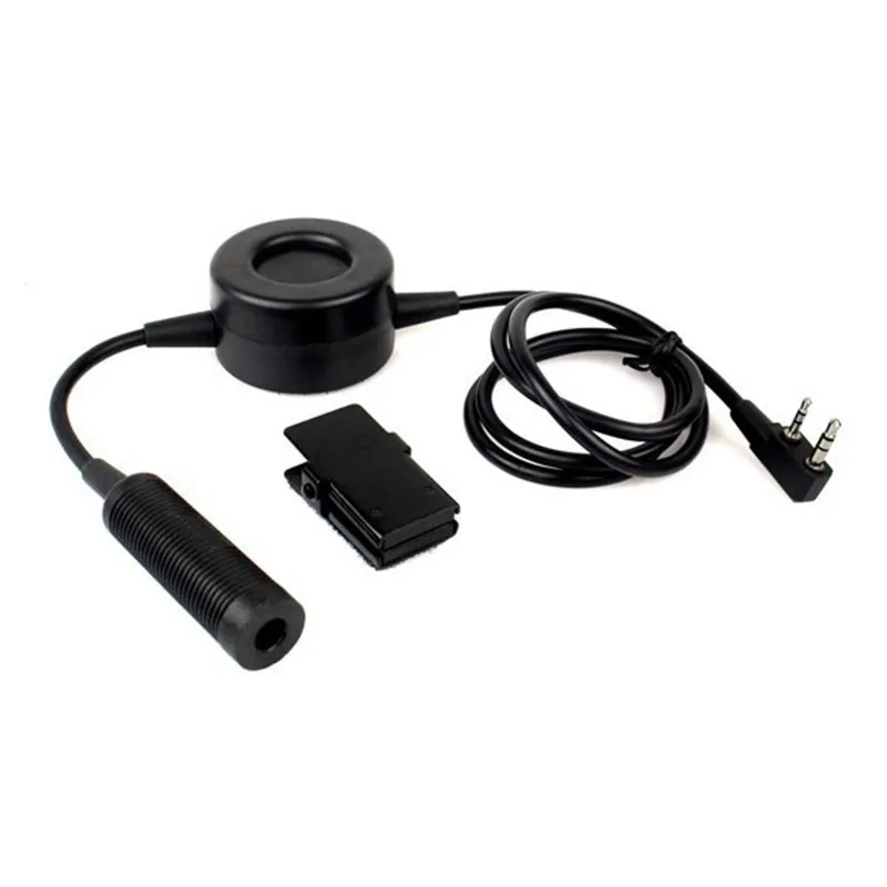 

2pcs New Waterproof PTT Cable for walkie talkie Plug for Z Tactical ComtacII H50 MSA SORDIN H60 HD03