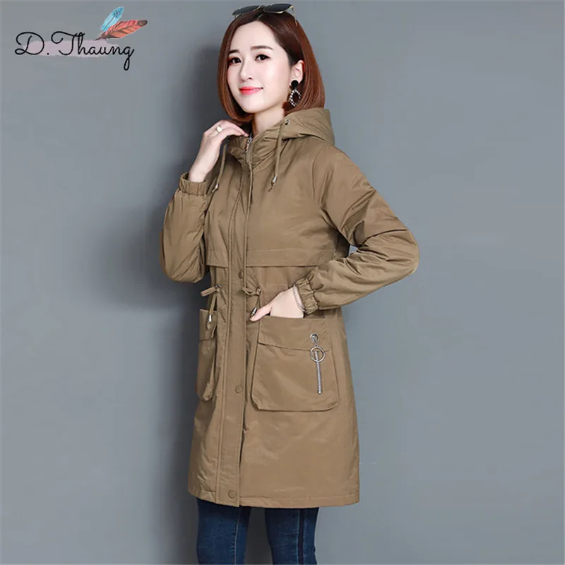 

Женская зимняя куртка средней длины, с капюшоном, из хлопка