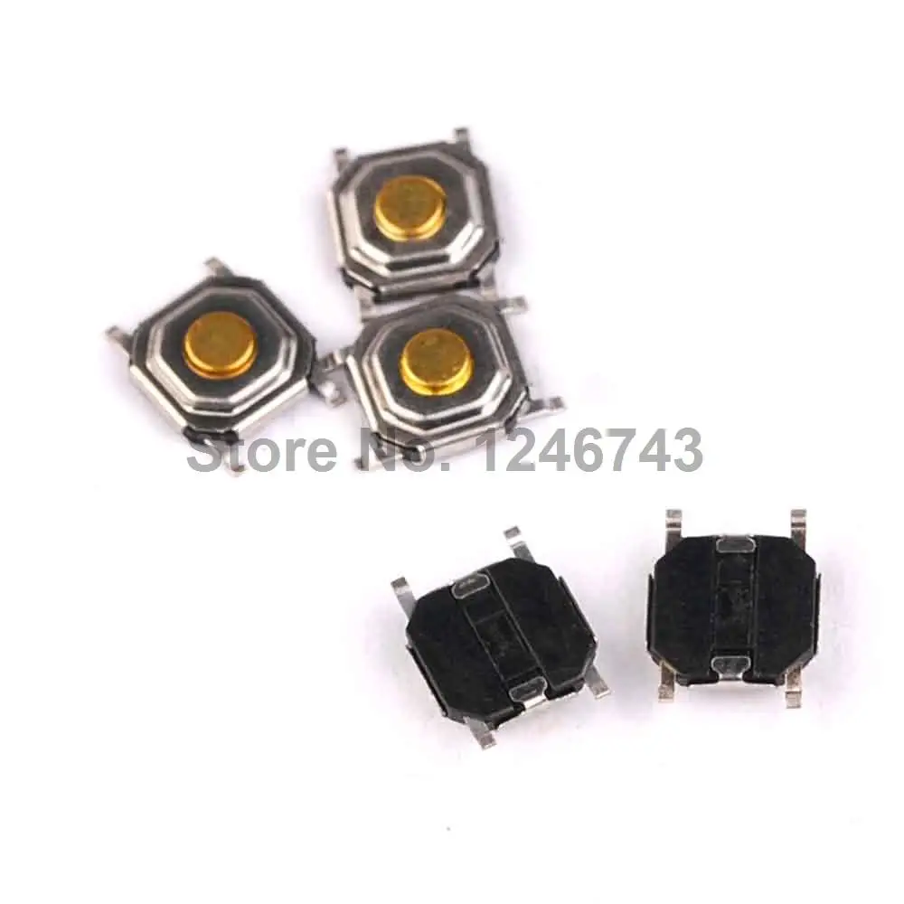 100 шт. сенсорный выключатель 5 2x5 2x1 SMD 4 фута кнопочный Микро Переключатель|switch