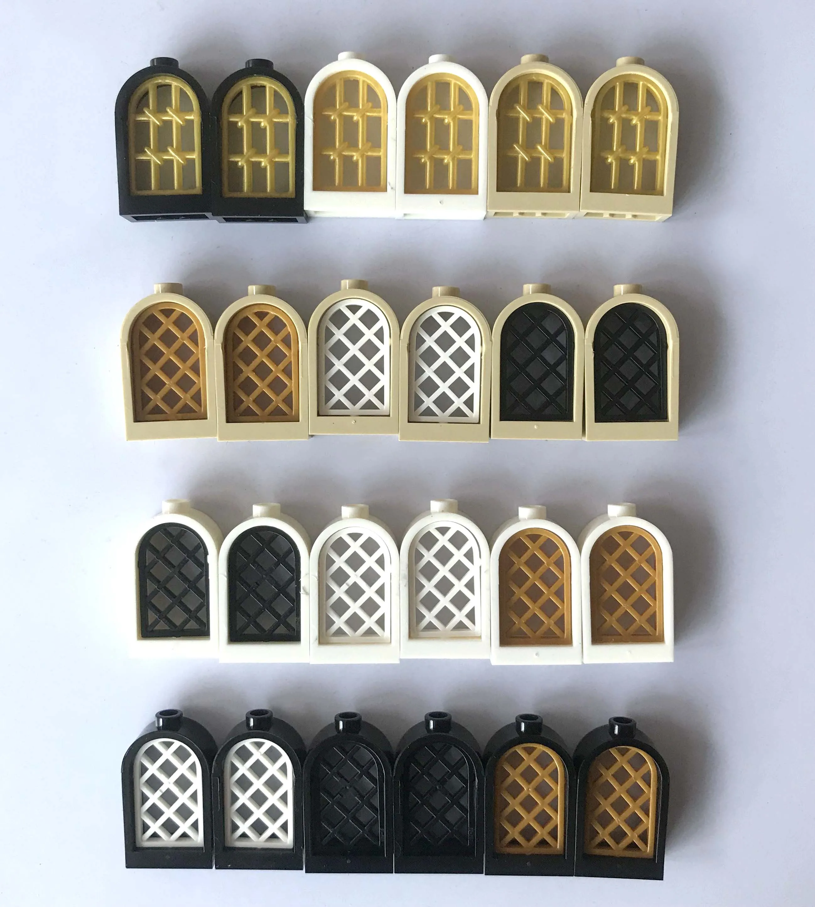 Замок для городского дома кубики MOC дверь с рамкой окна строительные блоки