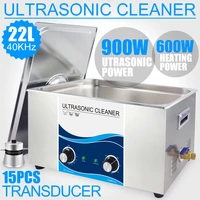 granbo 22l ultrasonic cleaner 480w900w power 40khz industrial remove oil rust lab motor car dental circuit board cleaning
