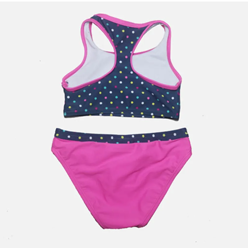Купальные костюмы для девочек бикини из двух предметов милые купальники в