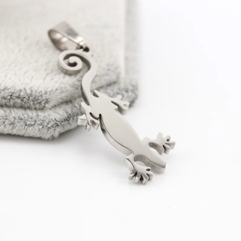10 шт. ювелирные изделия ящерица подвеска с гекконом зеркало двойные стороны