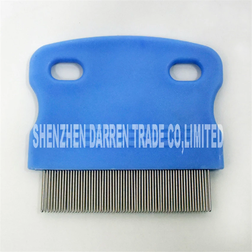 100 шт./лот гребень для вшей домашних животных принадлежности чистки собак кошек