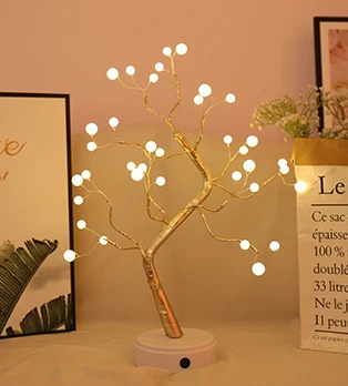 36 led light USB и батарея 20 дюймов сенсорный переключатель управления 108 светодиодов дерево яркий для украшения дома, гостиной спальни или бара - Испускаемый цвет: 36 led light