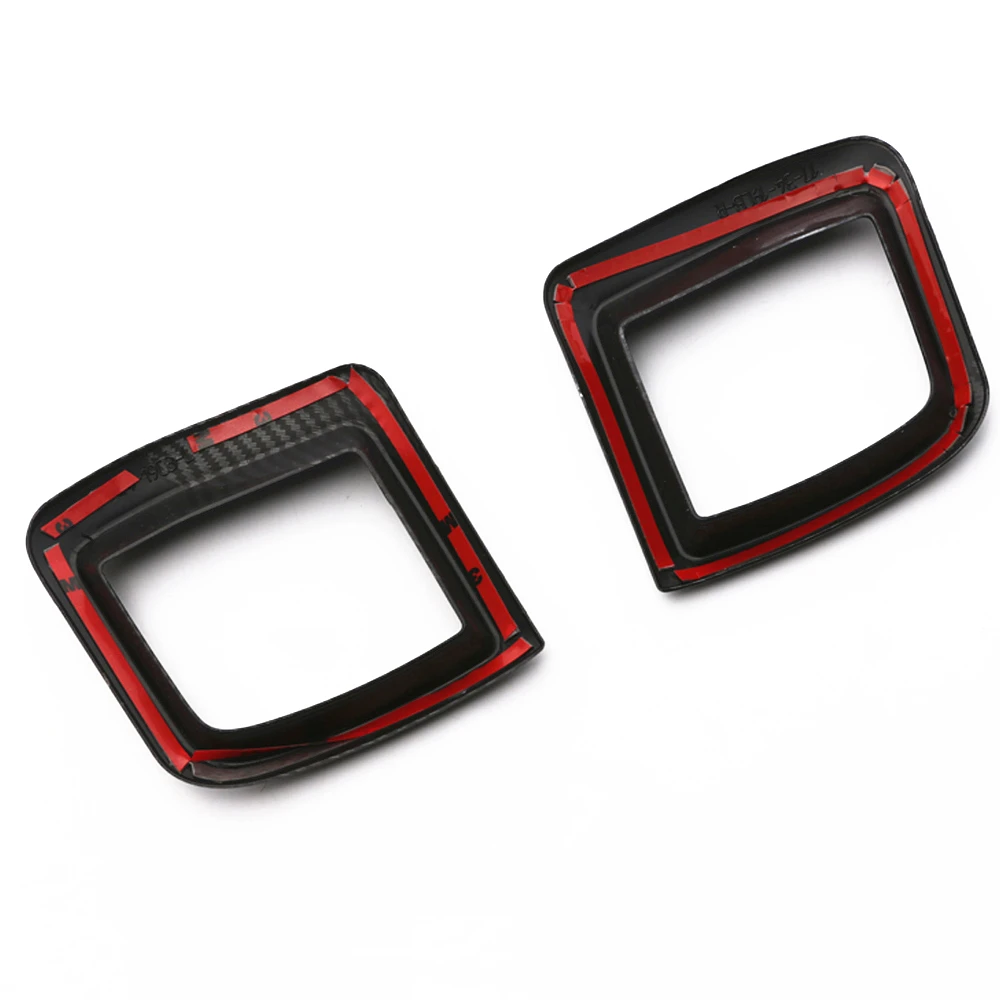 

JY ABS Carbon Fiber Style A/C Air Condition Outlet Vent Cover Trim Car styling Accessories For VOLVO XC60 2018