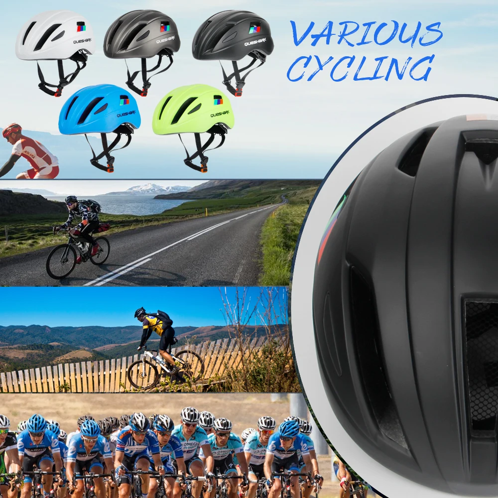 QUESHARK профессиональный Мужской Женский велосипедный шлем со вставкой из сетки MTB